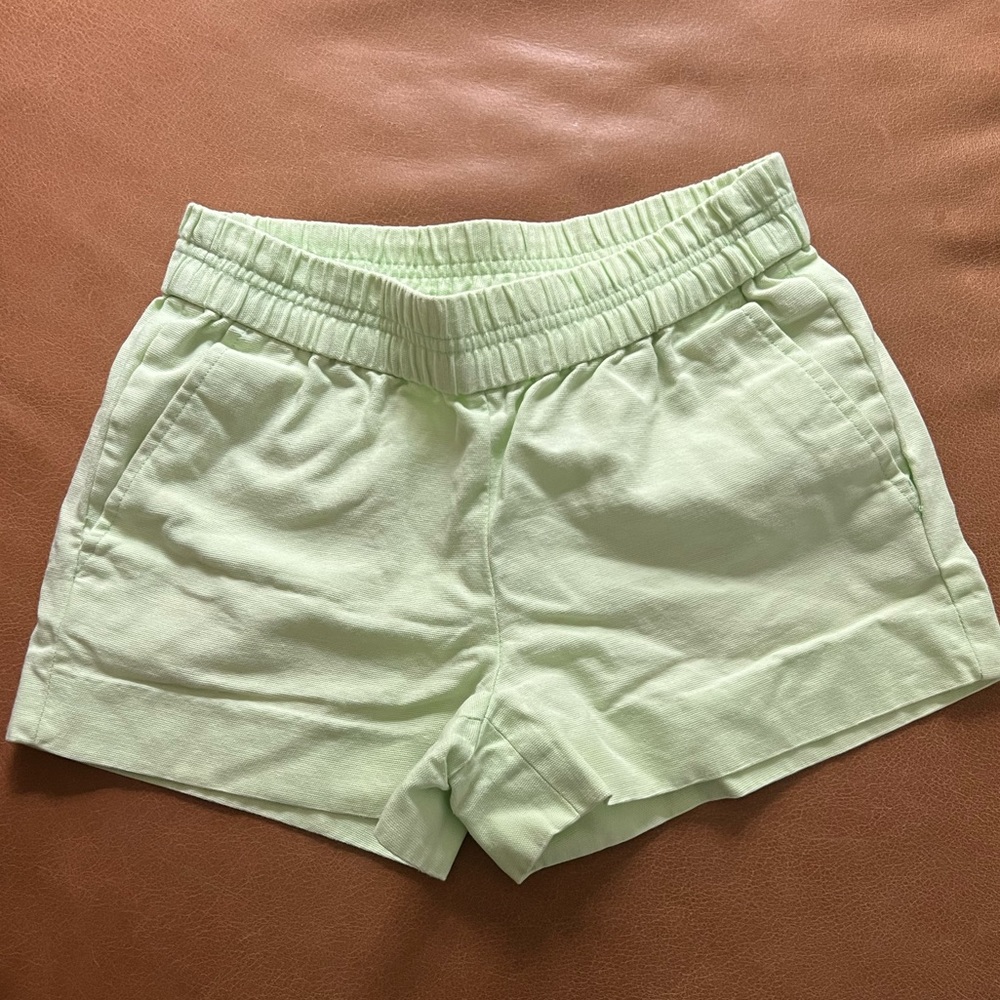 J crew Linen Shorts with pockets